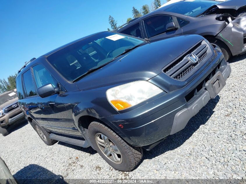 2004 Honda Pilot Ex-L VIN: 2HKYF18584H612351 Lot: 40220227