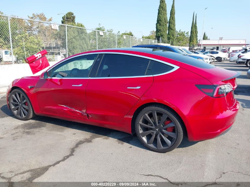 2020 Tesla Model 3 Performance Dual Motor All-Wheel Drive VIN: 5YJ3E1EC9LF669316 Lot: 40220229