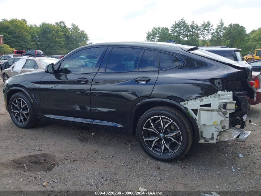 2022 BMW X4 xDrive30I VIN: 5UX33DT02N9M15054 Lot: 40220298