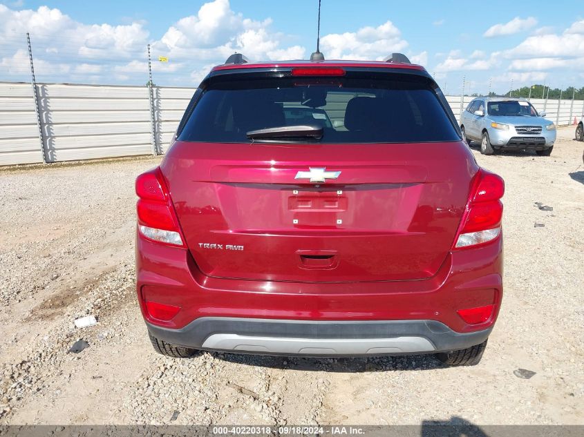 2021 Chevrolet Trax Awd Lt VIN: KL7CJPSB3MB326805 Lot: 40220318