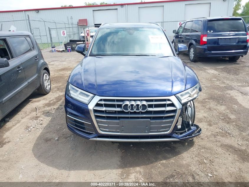 2018 Audi Q5 2.0T Premium/2.0T Tech Premium VIN: WA1BNAFY8J2066597 Lot: 40220371