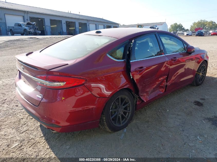 2017 FORD FUSION SE - 3FA6P0HD5HR291335