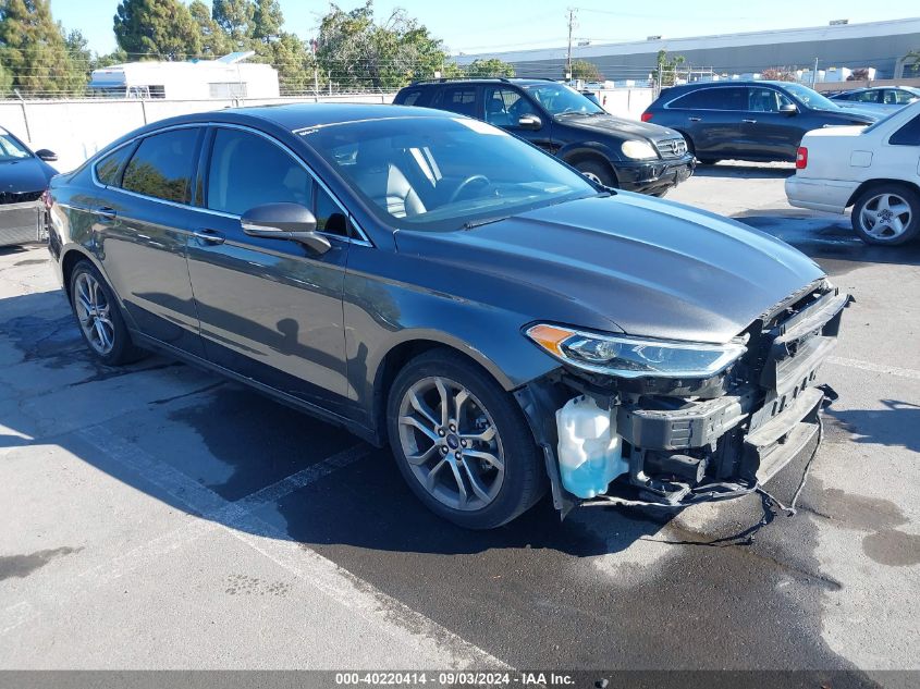 2019 FORD FUSION SEL - 3FA6P0CD8KR216451