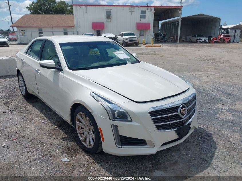 VIN 1G6AR5S34E0177854 2014 Cadillac CTS, Luxury no.1