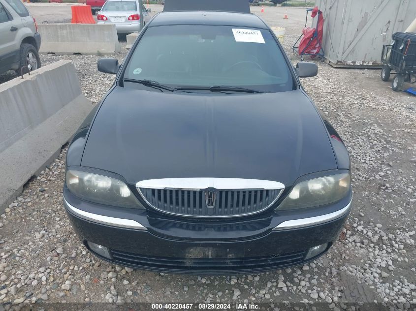 2003 Lincoln Ls V6 VIN: 1LNHM86SX3Y663463 Lot: 40220457