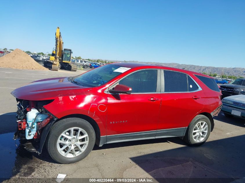 2022 Chevrolet Equinox Fwd Lt VIN: 3GNAXKEV8NL172536 Lot: 40220464