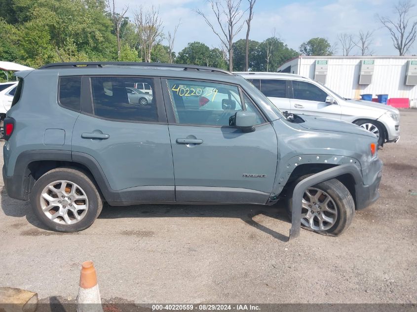 2017 Jeep Renegade Latitude 4X4 VIN: ZACCJBBB7HPG33573 Lot: 40220559