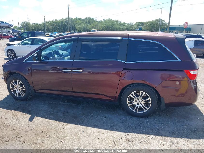 2013 Honda Odyssey Ex-L VIN: 5FNRL5H69DB043277 Lot: 40220620