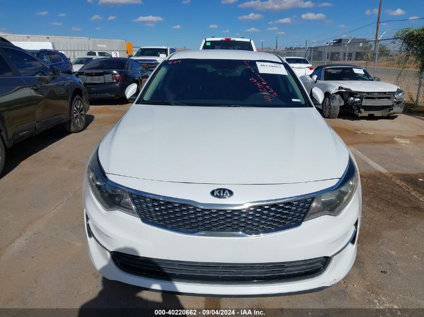 2018 Kia Optima Ex VIN: 5XXGU4L35JG218600 Lot: 40220662