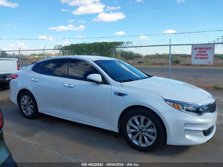 2018 Kia Optima Ex VIN: 5XXGU4L35JG218600 Lot: 40220662