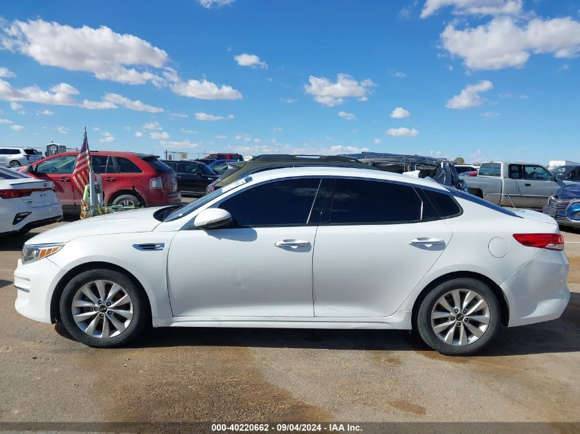 2018 Kia Optima Ex VIN: 5XXGU4L35JG218600 Lot: 40220662