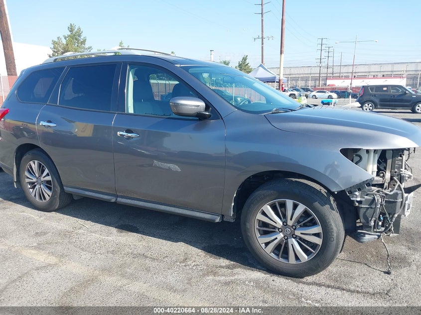 VIN 5N1DR2MN8JC661411 2018 NISSAN PATHFINDER S