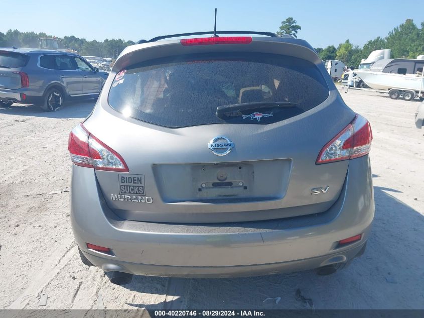 2011 Nissan Murano Sv VIN: JN8AZ1MU4BW051258 Lot: 40220746