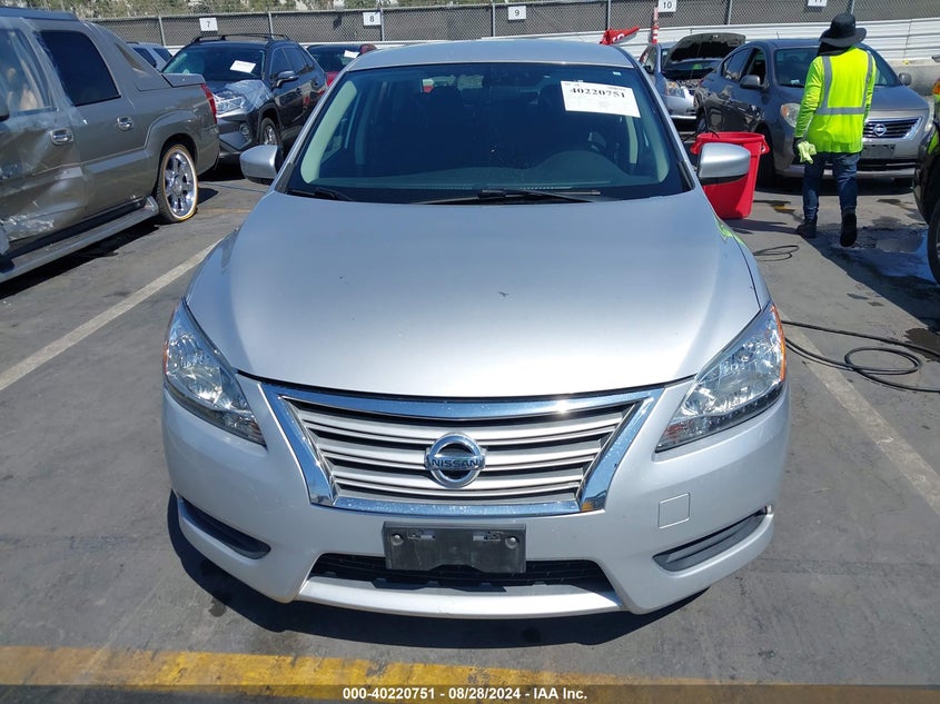 2014 Nissan Sentra Fe+ S/Fe+ Sv/S/Sl/Sr/Sv VIN: 3N1AB7AP0EL672091 Lot: 40220751