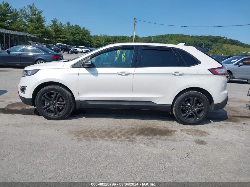 2018 Ford Edge Sel VIN: 2FMPK4J84JBC54424 Lot: 40220796