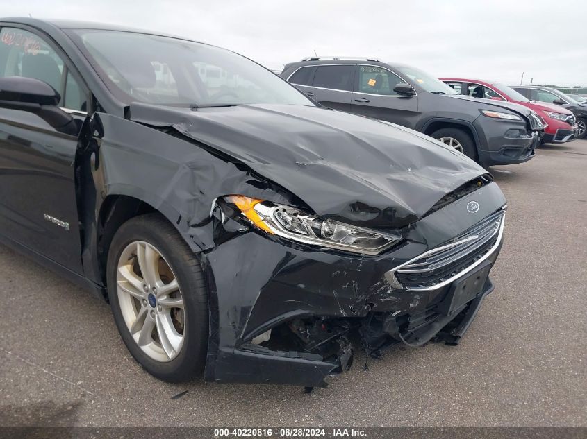 2018 Ford Fusion Hybrid Se VIN: 3FA6P0LU1JR274500 Lot: 40220816