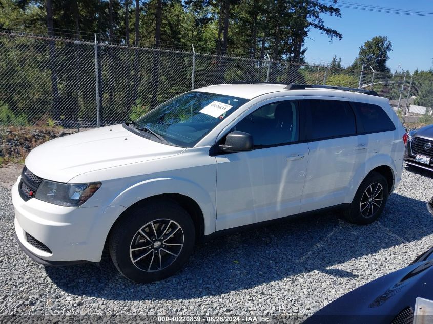 2017 Dodge Journey Se VIN: 3C4PDCAB8HT585140 Lot: 40220839