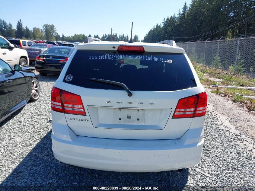 2017 Dodge Journey Se VIN: 3C4PDCAB8HT585140 Lot: 40220839