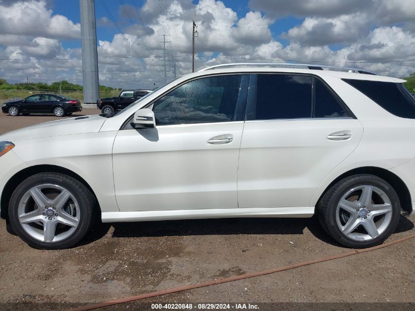 2014 Mercedes-Benz Ml 350 Bluetec 4Matic VIN: 4JGDA2EB6EA335913 Lot: 40220848