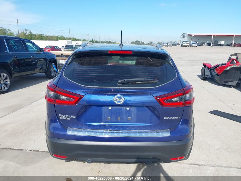 2022 Nissan Rogue Sport Sv Awd Xtronic Cvt VIN: JN1BJ1BW6NW489900 Lot: 40220856