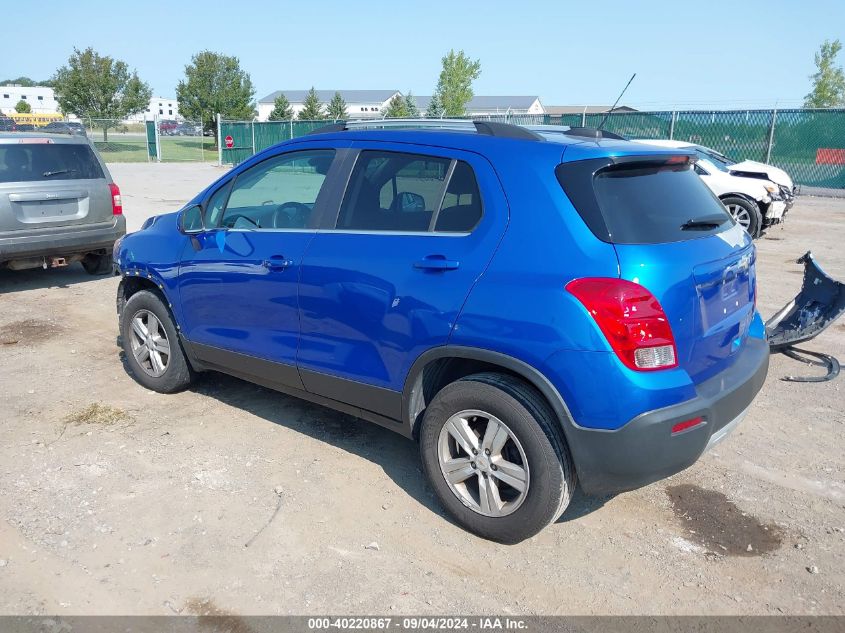 2015 Chevrolet Trax 1Lt VIN: KL7CJRSB7FB190760 Lot: 40220867