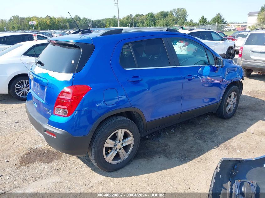 2015 Chevrolet Trax 1Lt VIN: KL7CJRSB7FB190760 Lot: 40220867