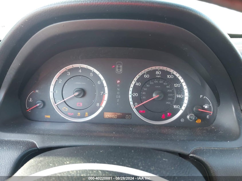 2011 Honda Accord 2.4 Ex-L VIN: 1HGCP2F87BA067100 Lot: 40220881