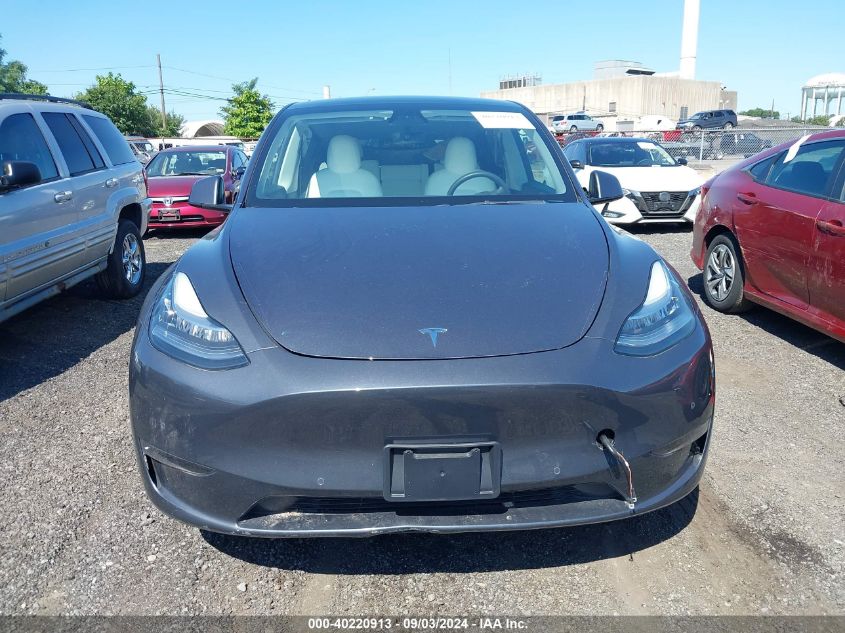 2021 Tesla Model Y Long Range Dual Motor All-Wheel Drive VIN: 5YJYGAEE5MF201182 Lot: 40220913