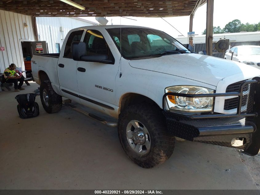 2006 Dodge Ram 2500 Slt/Trx4 Off Road/Sport/Power Wagon VIN: 3D7KS28C86G268897 Lot: 40220921