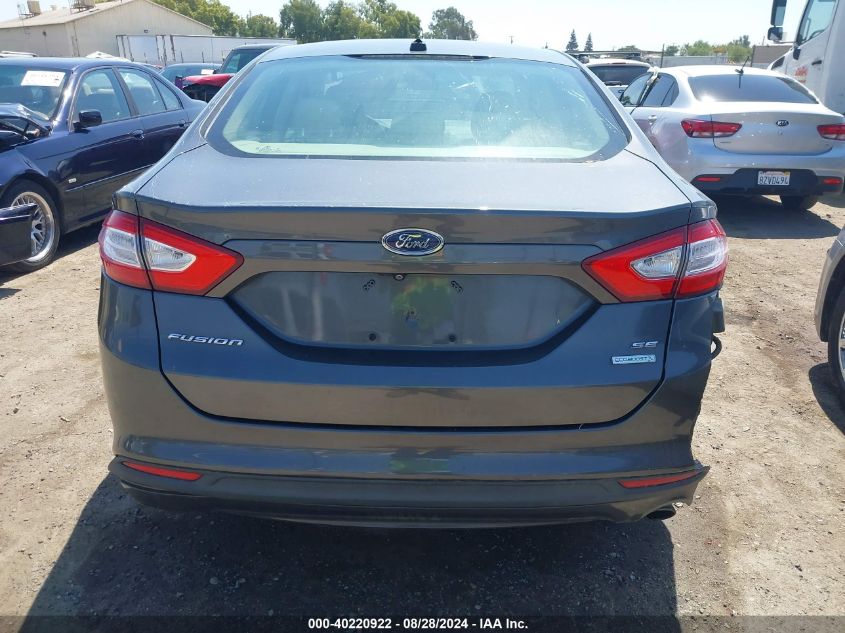 2015 Ford Fusion Se VIN: 3FA6P0HD4FR118998 Lot: 40220922