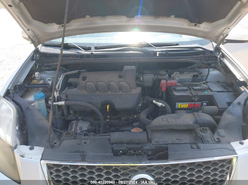 2011 Nissan Sentra 2.0Sr VIN: 3N1AB6AP0BL727872 Lot: 40220940