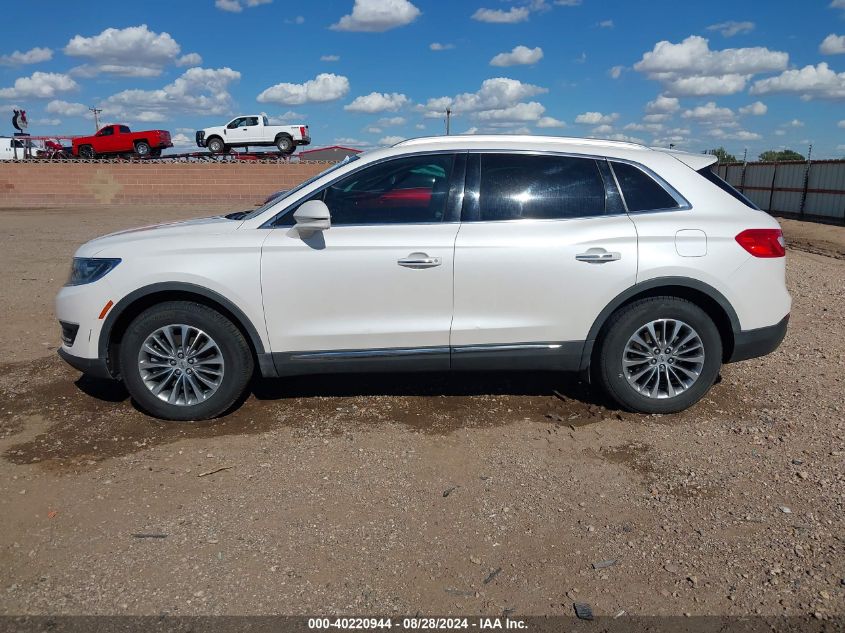 2016 Lincoln Mkx Select VIN: 2LMTJ6KR8GBL76558 Lot: 40220944