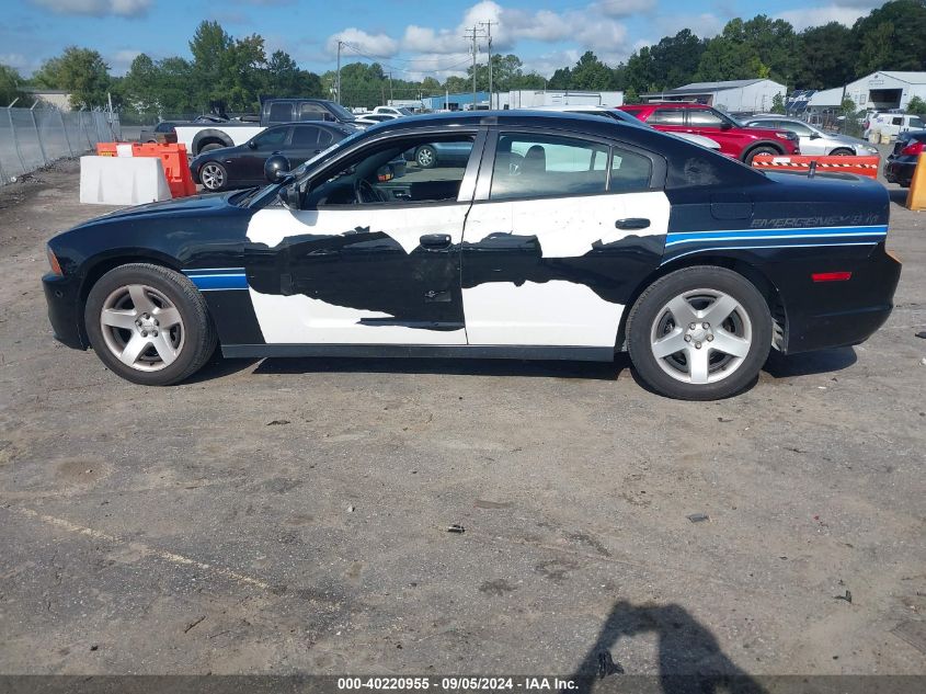 2013 Dodge Charger Police VIN: 2C3CDXAT1DH721761 Lot: 40220955