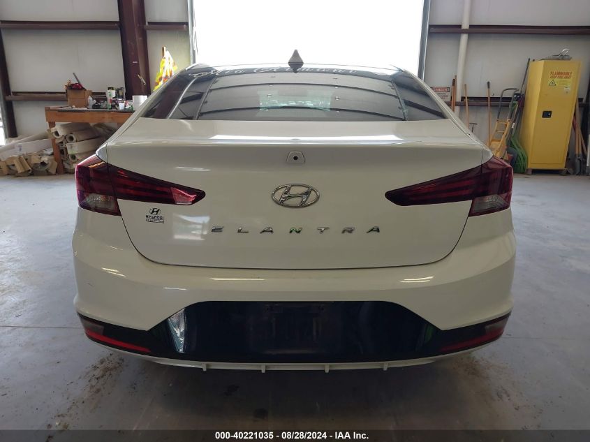 2019 Hyundai Elantra Sel VIN: 5NPD84LF0KH411521 Lot: 40221035