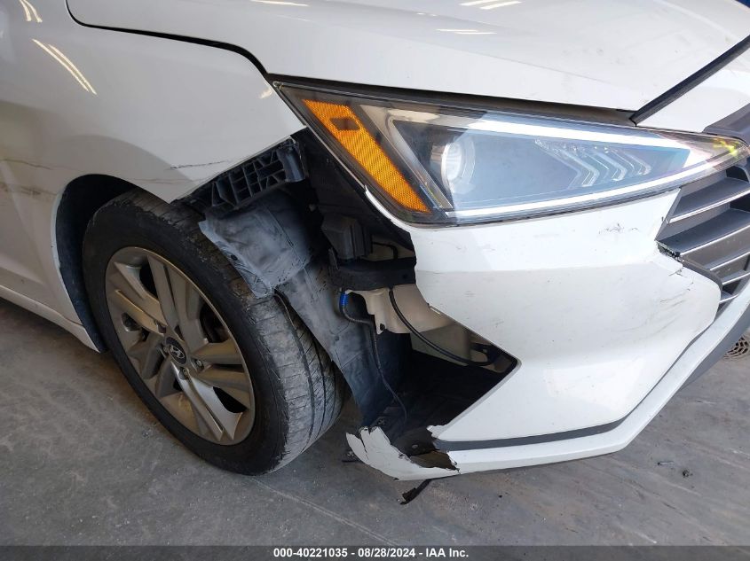 VIN 5NPD84LF0KH411521 2019 HYUNDAI ELANTRA SEL