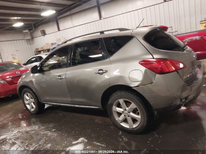 2009 Nissan Murano S VIN: JN8AZ18U09W001476 Lot: 40221081