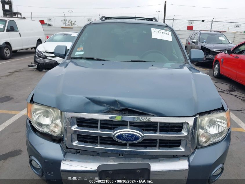 2012 Ford Escape Limited VIN: 1FMCU0EG4CKA29853 Lot: 40221083