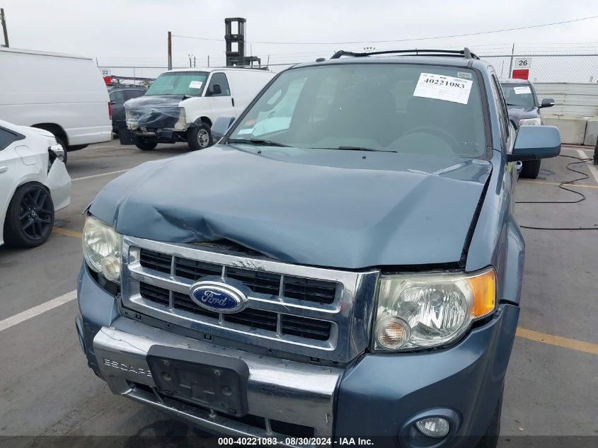 2012 Ford Escape Limited VIN: 1FMCU0EG4CKA29853 Lot: 40221083