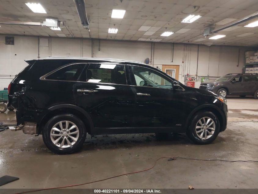 2018 Kia Sorento 2.4L Lx VIN: 5XYPGDA36JG345491 Lot: 40221101