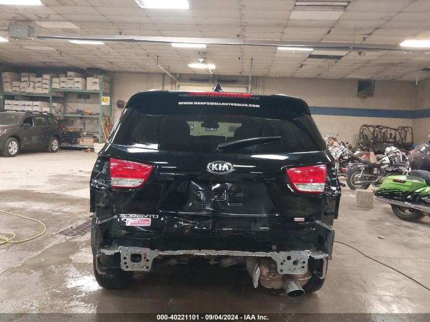 2018 Kia Sorento 2.4L Lx VIN: 5XYPGDA36JG345491 Lot: 40221101