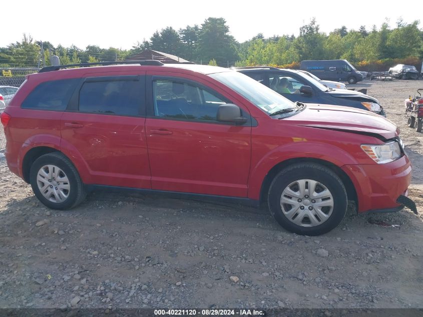 2016 Dodge Journey Se VIN: 3C4PDDAG5GT150558 Lot: 40221120