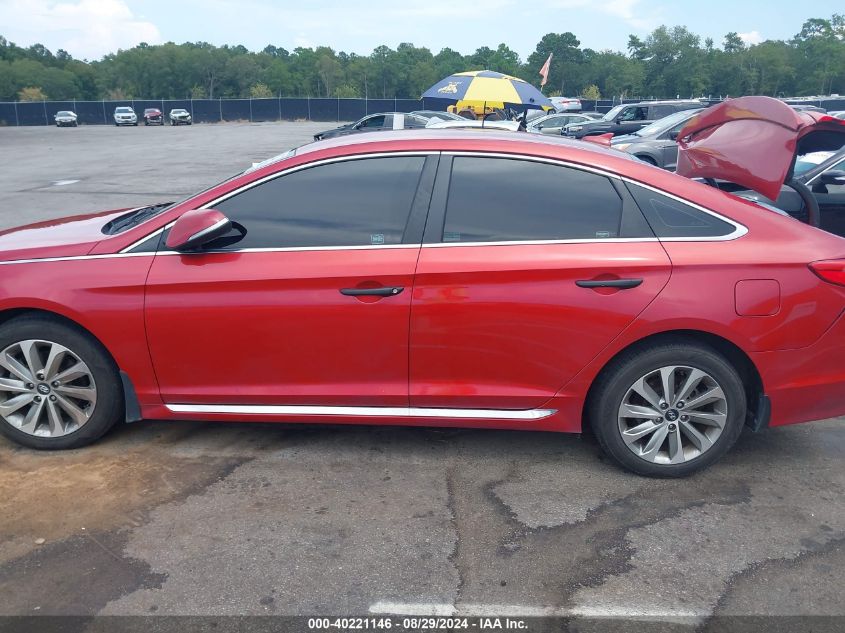 2017 Hyundai Sonata Sport VIN: 5NPE34AF2HH476238 Lot: 40221146