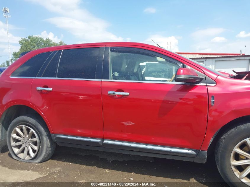 2012 Lincoln Mkx VIN: 2LMDJ8JK8CBL07075 Lot: 40221148