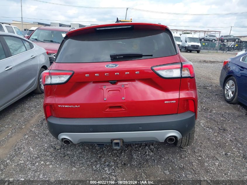 2021 Ford Escape Titanium VIN: 1FMCU9J99MUA75082 Lot: 40221166