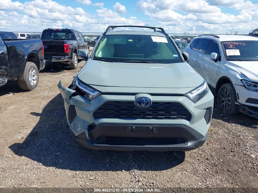 2022 Toyota Rav4 Hybrid Xle VIN: JTMRWRFV6ND162471 Lot: 40221210