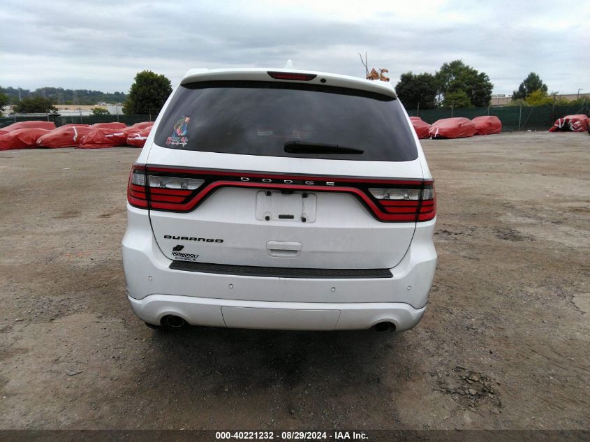 2018 Dodge Durango Sxt Awd VIN: 1C4RDJAG7JC176718 Lot: 40221232