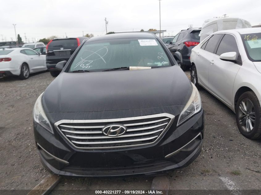 2016 Hyundai Sonata Se VIN: 5NPE24AF2GH363732 Lot: 40221277