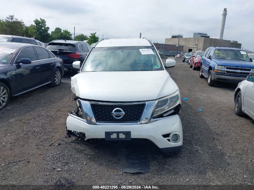 2015 Nissan Pathfinder Sl VIN: 5N1AR2MM2FC601688 Lot: 40221295