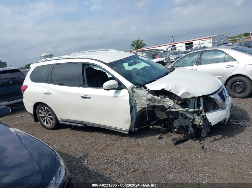 2015 Nissan Pathfinder Sl VIN: 5N1AR2MM2FC601688 Lot: 40221295