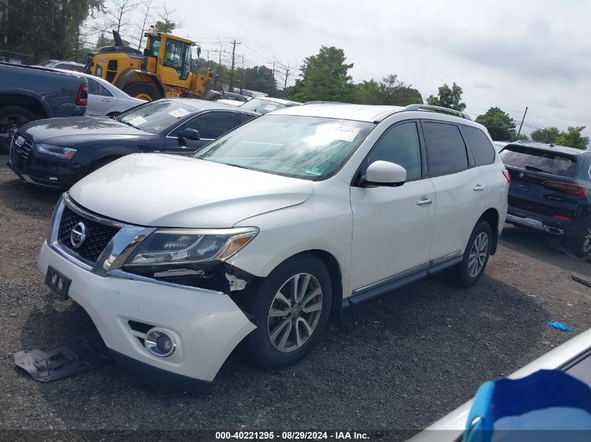 2015 Nissan Pathfinder Sl VIN: 5N1AR2MM2FC601688 Lot: 40221295